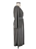 BCBGMAXAZRIA Solid Gray Casual Dress Size XS - photo 4