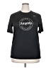 Nike 100% Polyester Black Short Sleeve Top Size XL - photo 1