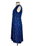 Gap 100% Rayon Blue Cocktail Dress Size S - photo 5
