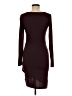 Leith Solid Burgundy Cocktail Dress Size M - photo 2