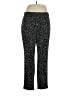 Nic + Zoe Polka Dots Black Casual Pants Size 14 - photo 1