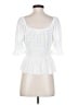 Urban Romantics White 3/4 Sleeve Top Size S - photo 2