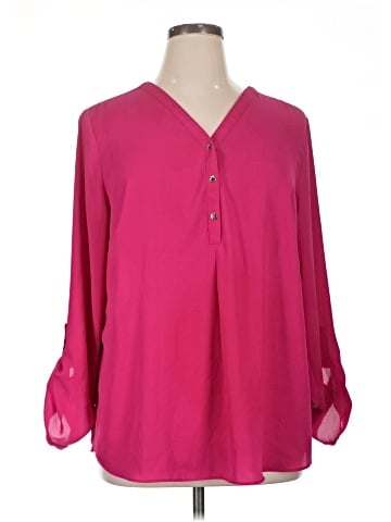 JM Collection 3/4 Sleeve Blouse (view 1)