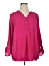 JM Collection 100% Polyester Pink 3/4 Sleeve Blouse Size XL - photo 1