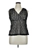 AGB 100% Polyester Gray Sleeveless Blouse Size XL - photo 1