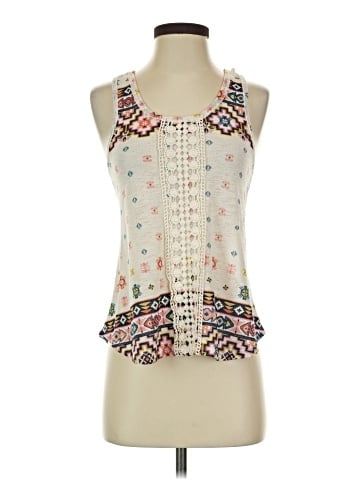Taylor & Sage Sleeveless Blouse (view 1)