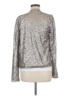 Tokyo Darling 100% Polyester Metallic Silver Jacket Size M - photo 2