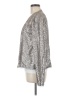 Tokyo Darling 100% Polyester Metallic Silver Jacket Size M - photo 5