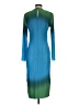 Arthur 100% Polyester Teal Cocktail Dress Size AU 6 - photo 2