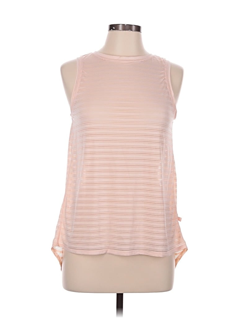 Pre-owned Unbranded Sleeveless T-shirt In Tan