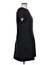H&M Solid Black Casual Dress Size M - photo 4