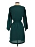Collective Concepts 100% Polyester Solid Teal Casual Dress Size XS - photo 2