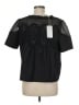 Assorted Brands Black Short Sleeve Blouse Size M (estimated) - photo 2