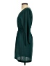 Collective Concepts 100% Polyester Solid Teal Casual Dress Size XS - photo 5