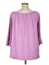 emerald Purple 3/4 Sleeve Blouse Size 1X - photo 2