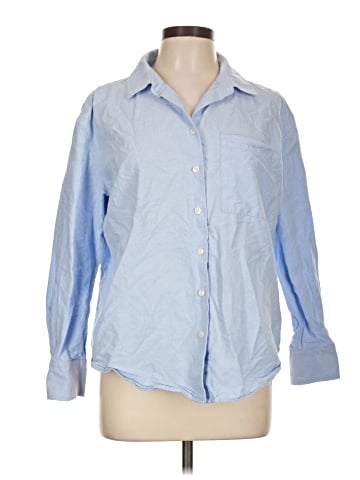 Quince 3/4 Sleeve Button-Down Shirt (view 1)