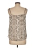 Ro & De 100% Polyester Silver Tank Top Size M - photo 2