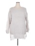 Shein Curve 100% Acrylic Silver Pullover Sweater Size 18 Plus (3) - photo 1