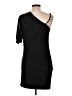 C Graffitti Solid Black Casual Dress Size L - photo 2