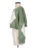 Elodie 100% Acrylic Argyle Green Pullover Sweater Size S - photo 5