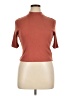 Express Brown Short Sleeve Turtleneck Size XL - photo 1
