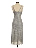 Bebe 100% Polyester Paisley Gray Cocktail Dress Size XS - photo 2