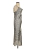 Bebe 100% Polyester Paisley Gray Cocktail Dress Size XS - photo 4