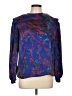 Tess 100% Polyester Blue Long Sleeve Blouse Size 10 - photo 1