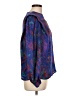 Tess 100% Polyester Blue Long Sleeve Blouse Size 10 - photo 4
