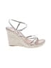 Dolce Vita 100% Leather Silver Wedges Size 8 - photo 1