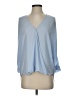 Banana Republic 100% Polyester Blue 3/4 Sleeve Blouse Size XS - photo 1