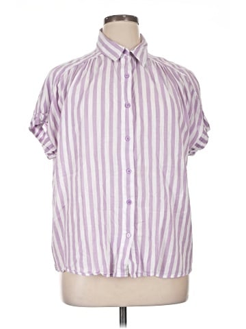 Lane Bryant Short Sleeve Button-Down Shirt (view 1)