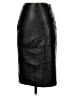Cache 100% Polyester Black Faux Leather Skirt Size XXS - photo 1
