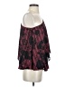 Aqua 100% Polyester Burgundy Sleeveless Blouse Size S - photo 4