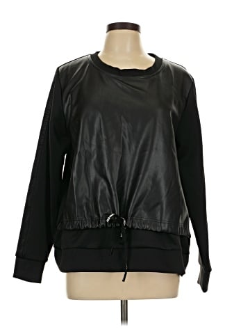 Karl Lagerfeld Paris Long Sleeve Top (view 1)