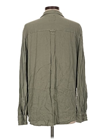 American Eagle Outfitters Long Sleeve Button-Down Shirt (view 2)