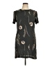 Talbots Graphic Gray Casual Dress Size 14 - photo 1