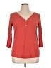 Old Navy Red 3/4 Sleeve Top Size XL - photo 1