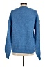 Pink Lily Solid Blue Pullover Sweater Size M - photo 2