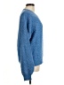 Pink Lily Solid Blue Pullover Sweater Size M - photo 4