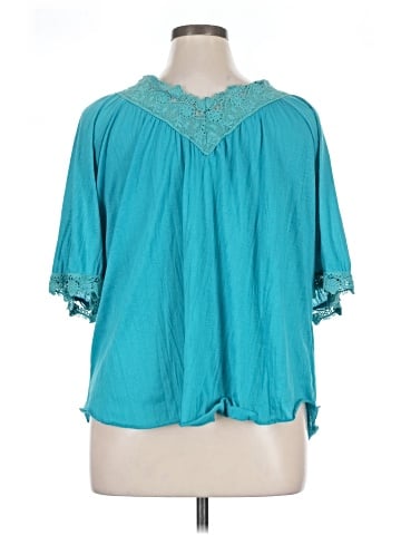 Allison Brittney 3/4 Sleeve Blouse (view 2)