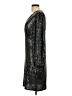 Alexa B 100% Polyester Metallic Silver Cocktail Dress Size 12 - photo 5