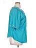 Allison Brittney 100% Polyester Teal 3/4 Sleeve Blouse Size XL - photo 4