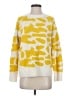THML Animal Print Yellow Pullover Sweater Size XS - photo 1