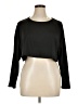 Shein Black Long Sleeve Top Size 0X - photo 1