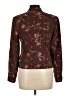 Grace Elements Floral Brown Silk Blazer Size 6 - photo 2