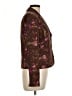 Grace Elements Floral Brown Silk Blazer Size 6 - photo 4