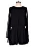 Topshop Solid Black Casual Dress Size 8 - photo 1