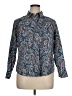 Talbots Paisley Blue Long Sleeve Button-Down Shirt Size 16 Petite - photo 1
