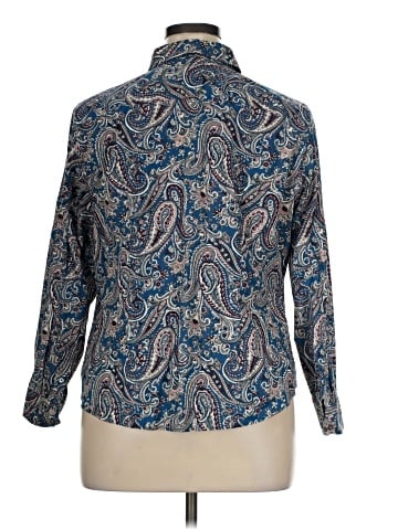Talbots Long Sleeve Button-Down Shirt (view 2)